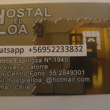 Hostal El Loa Calama Buitenkant foto